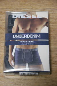 新品・タグ付 S ■DIESEL UNDERDENIM 1枚 ボクサーパンツ ボクサーブリーフ ボクサー アンダーウェア 下着 ボーダー/ ディーゼル 正規購入