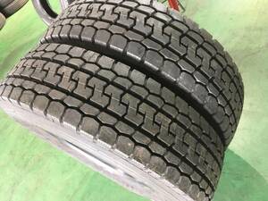 s141-4-2 ☆295/80R22.5 新品古（中古美品）2本セット！ ヨコハマ TY287 2016年製 残溝17～16ｍｍ 未使用品♪ k170