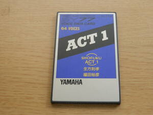 ●中古格安●YAMAHAヤマハ　 SY77　VOIC DATA CARD ACT1 VC7701　★動作未確認★現状品★