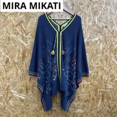 Z240414-18 MIRA MIKATI ポンチョ　カーディガン　ニット