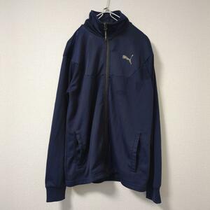 PUMA プーマ トラックジャケット ジャージ ネイビー 古着 M