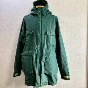 80s USA製 L.L.BEAN エルエルビーン BAXTER STATE PARKA ロクヨンクロス マウンテンパーカー XL 緑 グリーン ウールライナー LLビーン 古着