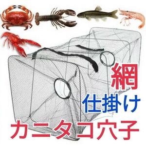 仕掛け網小　カニタコ穴子根魚ウナギ狙い