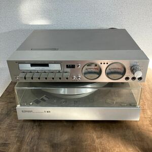 動作確認未確品　PIONEER パイオニア T-3050 ＋ PL-M340 ターンテーブル レコードプレーヤー オーディオ機器 チューナー 