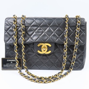 90990★1円スタート★CHANEL シャネル 極美品 デカマトラッセ チェーンショルダーバッグ ターンロック デカココマーク ラムスキン