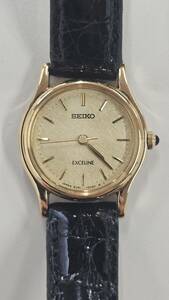 M-7920【同梱不可】980円～ 現状品　SEIKO/セイコー　EXCELINE　2J41-0040　クォーツ　レディース　腕時計　　