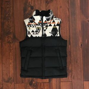 美品 海外限定！ノースフェイス × ペンドルトン ヌプシベスト ヌプシ ベスト レア tnf northface north face PENDLETON ネイティブ コラボ