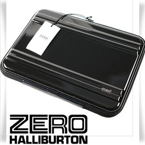 新品1円～★ZERO HALLIBURTON ゼロハリバートン 13インチ用 モバイルPCケース タブレット ポリカーボネート 黒 鏡面タイプ 本物 ◆2722◆