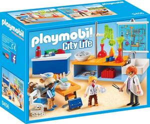 即決！新品 PLAYMOBIL プレイモービル 9456 化学教室