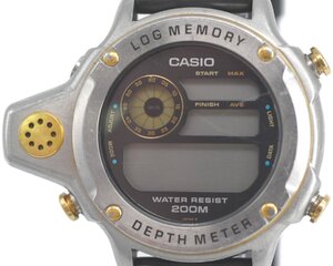 【CASIO】カシオ DEP-500 潜水王 ログメモリー LOG MEMORY ダイバー 防水200ｍ 中古品