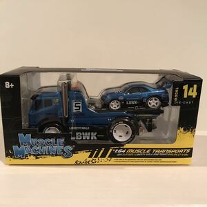 JDM フラットベッド 1999 日産 スカイライン GT-R R34 リバティーウォーク LBWK 1/64 マッスルマシーンズ MUSCLE MACHINES maisto マイスト