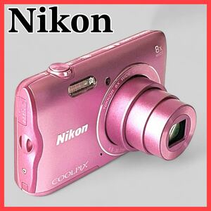 【送料無料】　NIKON ニコン COOLPIX クールピクス　A300 コンパクトデジタルカメラ　ピンク