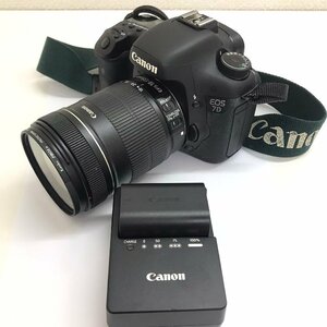 中古品 動作確認済み 現状渡し キャノン CANON EOS kiss 7D デジタルカメラ レンズ付き EF-S 18-135mm 1:3.5-5.6 IS 質屋出品