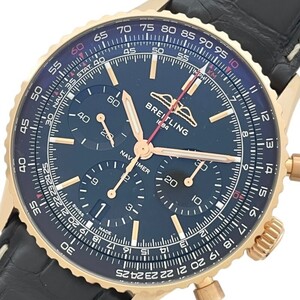 ブライトリング BREITLING ナビタイマー B01 クロノグラフ 41 ジャパンリミテッド RB01393A1B1P1 K18PG 腕時計 メンズ 中古