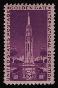 ■アメリカ切手　1939年　ゴールデンゲート万国博覧会　サンフランシスコ / ニューヨーク