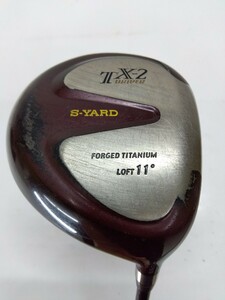 S-YARD TX-2 FORGED TITANIUM 1W 11度 flex:R2 メンズ右 オリジナルカーボンシャフト ドライバー エスヤード