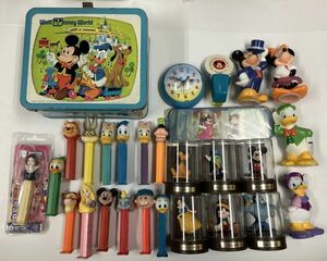 ディズニー グッズ 貯金箱 PEZ 置物 時計 他 セット ミッキーマウス ミニーマウス ドナルドダッグ など