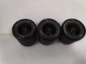 ☆極上美品☆Canon EF-S 10-18mm F:4.5-5.6 IS STM　3本