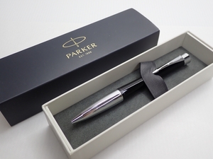 V934　PARKER　パーカー　ボールペン　ブラック×シルバーカラー　文房具/筆記具　ball-point pen