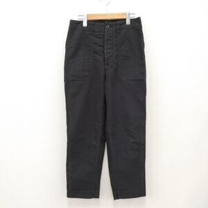 MHL. 595-1243502 IRREGULAR COTTON CANVAS 2021年 パンツ 2021年 濃紺 レディース エムエイチエル 3-0107G 209224