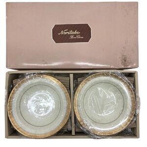 【イチオク】 ノリタケ NORITAKE 小皿 スープ皿 6枚 セット 9627 金彩 ゴールド ボーンチャイナ オールドノリタケ 食器 箱付き 新品同様