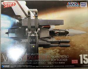 【1円〜】WAVE 1/100 VF-1S ストライクバルキリー［ファイター］一条輝 機、ロイ・フォッカー 機 未開封 未組立品 マクロス【同梱不可】