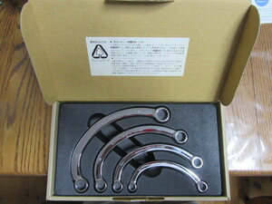 ☆KTC Nepros ネプロス NTMH204 ハーフムーンレンチセット［4本組］SUZUKA SIRCUIT OFFICIAL TOOL ケース付 鈴鹿サーキット公認