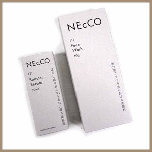 §★NEcCO（ネッコ）セット▲フェイスウォッシュ〈洗顔料〉▲ブースターセラム〈うるおい導入美容液〉★計2点★