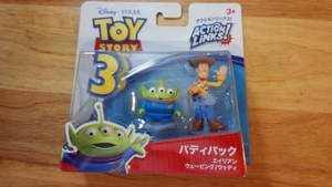 トイストーリー バディパックフィギュア　エイリアン ウェービング/ウッディ 未開封品