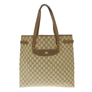 1円スタート GUCCI グッチ オールドグッチ GGスプリーム トートバッグ 39.02.061 GG柄 レザー インターロッキング ショルダートート