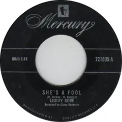 加7" Lesley Gore Shes A Fool  72180XB Mercury /00080