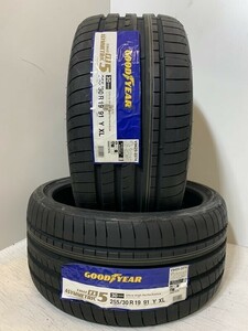 【送料無料】未使用夏タイヤ2本セット 255/30R19 91Y XL(SGY168-28)GOODYEAR EAGLE F1 ASYMMETRIC 5 255/30/19 20年～21年