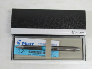 ◆1.PILOT EVOLT パイロット エボルト 複合筆記具 多機能ペン 黒赤ボールペン＋シャープペンシル機能 箱付/未使用品