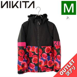 【OUTLET】 NIKITA GIRLS LINDAN JACKET BLACK Mサイズ キッズ スノーボード スキー ウェア アウトレット