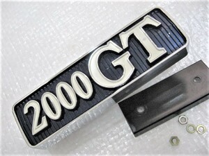 ★希少 2000GT 日産 スカイライン GC110 KGC110 ケンメリ ハコスカ 62319R4600 フロントグリルエンブレム 1点 旧車 中古Ｆ2