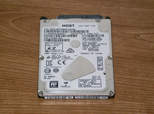 ★ 500GB ★ HGST 【 HTS545050A7E630 】薄型7mm 良品 ★4SM