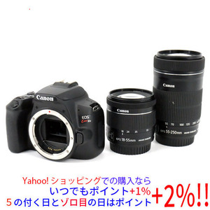 【中古】Canon製 デジタル一眼レフカメラ EOS Kiss X10 ダブルズームキット [管理:1050018166]