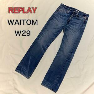 REPLAY WAITOM スリムストレートジーンズ　デニム　W29