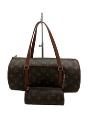 LOUIS VUITTON 1)パピヨン30_モノグラム・キャンバス_BRW PVC ブラウン メッキ剥がれ有