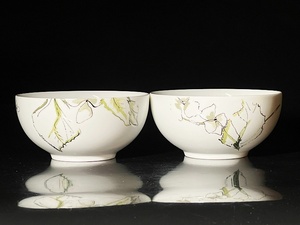 【瑞】ウェッジウッドWEDGWOOD VERA　WANG　ボウル　２客