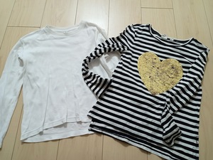 GAP KIDS　ユニクロ　長袖カットソー２枚セット　サイズ130