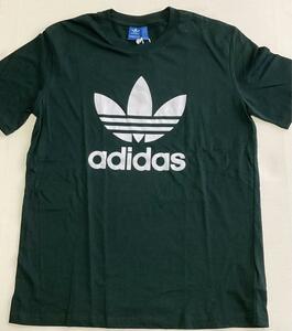 adidas アディダス Tシャツ ◆アディダスオリジナルス adidas originals Tシャツ ◆US Lサイズ◆緑◆長期保管デッドストック未使用品