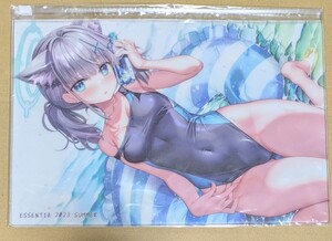 ブルーアーカイブ　B5　クリアポーチ　砂狼シロコ　水着　コミックマーケット　特典　ブルアカ　Blue Archive　藤真拓哉　ESSENTIA