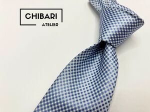 【超美品】Brioni　ブリオーニ　ドット柄 ネクタイ 3本以上 送料無料 メンズ ブルー　光沢　0201200