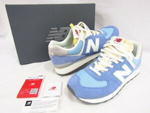 NEW BALANCE ニューバランス U574RCA ライトブルー スニーカー 28.0cm BOXあり 中古品 ◆1300329