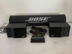 サ7641M★BOSE　AM-033　キャノンウーハー　ネットワークBOX・BOSE 101イタリアーノ 101IT　連番ペア★