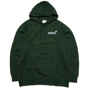 新品 STRAWBERRY HILL PHILOSOPHY CLUB Embroidered Hoodie XL パーカー グリーン ストロベリーヒルフィロソフィークラブ スケートボード