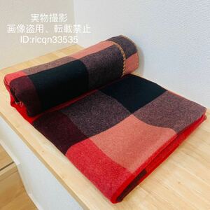 1.9kg厚地 カシミア毛布 ラグマット ブランケット 超高品質200cmx150cm 20%カシミア 80%ウール タペストリー キャンプ 保暖防寒 野外登山