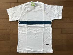 当時物　未使用　デッドストック　アシックス　ジェレンク　半袖Tシャツ　クールネック　体操服　サイズ：L　　HF862