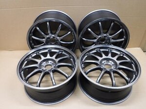 【岩手 盛岡発】中古 ホイール Work Emotion 11F 18インチ 4本 18ｘ8JJ 5H 100 +50 ハブ60mm 傷有 ＜個人宛は支店止め配送＞